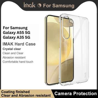 Case Samsung Galaxy A55 / A35 (5G) IMAK Crystal Pro Hard Casing Galaxy A55 5G Clear