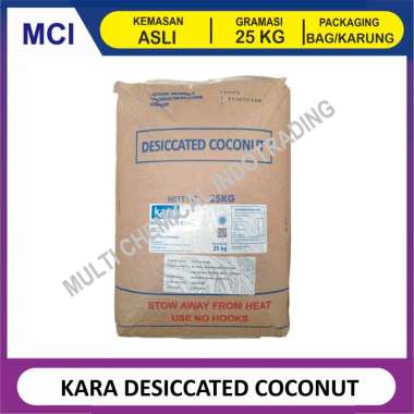(KHUSUS GOSEND/INSTANT) KARA KELAPA PARUT KERING - 1 BAG 25 KG / DESICCATED COCONUT