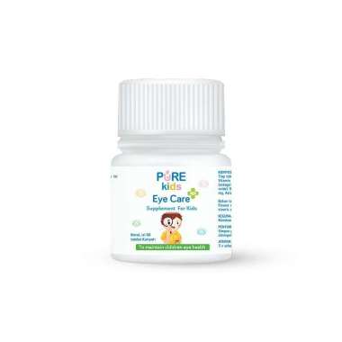 Purekids Eye Care - Suplemen Mata Anak - Vitamin Kesehatan Mata Tablet Kunyah