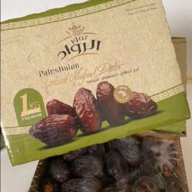 Kurma Medjool Palestina Al Rowad Dates Medjol Super Jumbo 1kg