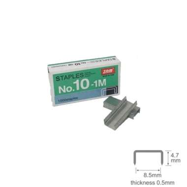 Isi Staples / Isi Hekter / Anak Hekter No 10 ZRM ( Per box kecil )