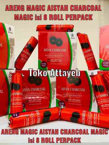 Arang Magic Langsung Nyala CHARCO LITE AISYAH Shisa Bokhour Dupa Magic