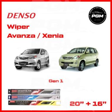 Wiper Mobil Avanza Xenia Gen 1 Denso 20"+16" (2pcs) DCS ExtraWrap