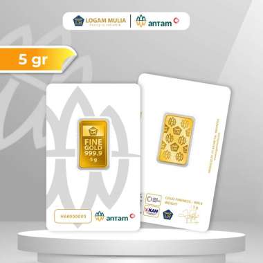 Flash Sale - Emas ANTAM Logam Mulia Certicard - 5 gr (TTS)