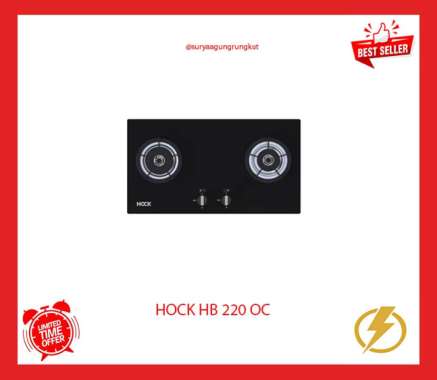 KOMPOR TANAM 2 TUNGKU HOCK KG OPTIMA CRYSTAL - HB 220 OC