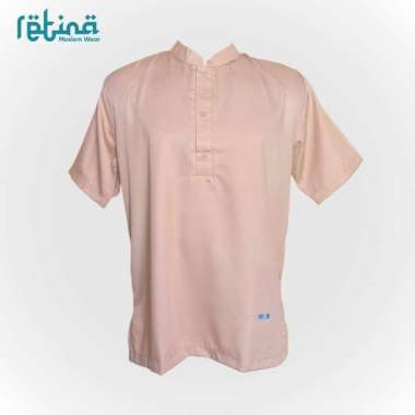 Zamil Kemeja Koko Pria - Retina Moslem Wear - Katun Toyobo 100% Putih - XL