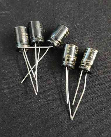 Elco Capacitor 6.8uf 50v BiPolar BP Diam. 8mm x 11mm - Harga per 5 pcs