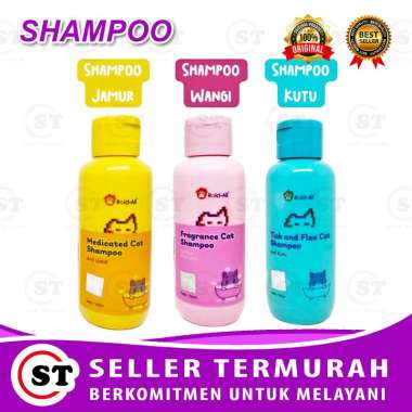 Shampo Kutu Kucing / Shampoo Jamur Kucing / Shampo Wangi Kucing / Grooming / Raid All 100ml Fragranc