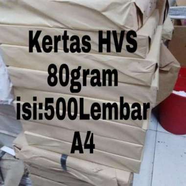 1Rim Kertas HVS 80gram A4 (500Lembar)
