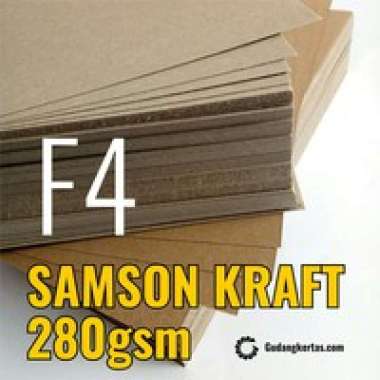 Kertas Samson Kraft Tebal 275 gsm - Ukuran F4