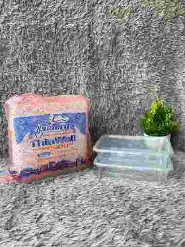 Thinwall Kotak Persegi Panjang 500ml 650ml 750ml 1000ml Merk Victory Isi 25 1000ml Rec
