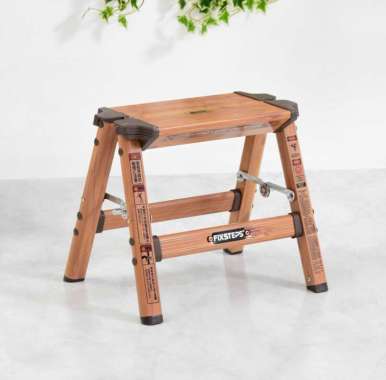 Fixsteps Tangga Aluminium 1 Step Motif Kayu