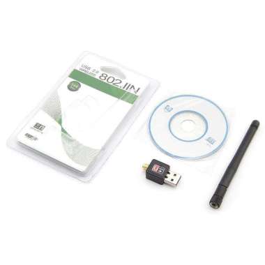 PENGUAT SINYAL WIFI 300 MBPS USB WIFI ANTENA MURAH HITAM PENANGKAP SINYAL WIFI DI LAPTOP 300MBPS