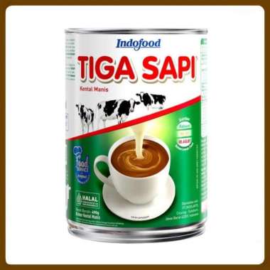 Promo Harga Tiga Sapi Krimer Kental Manis Putih 500 gr - Blibli