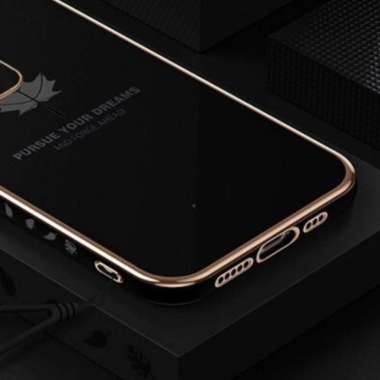 Promo Case Maple Samsung M21 / M30S Softcase Plating Terbaru Samsung M21 Hitam