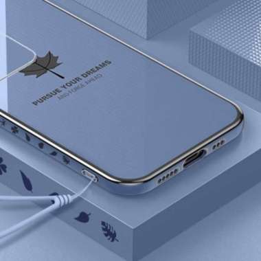 Promo Case Maple Samsung M21 / M30S Softcase Plating Terbaru Samsung M21 Biru