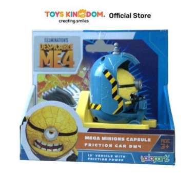 Toys Kingdom Yolopark Iluminations Despicable Me 4 Friction Mega Minions Capsule Mainan Anak Mobil-M