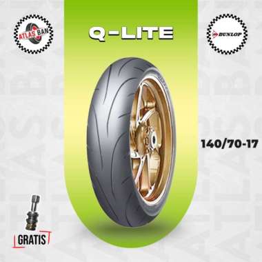 Ban Tubles Motor Sport DUNLOP SPORTMAX QLITE 140/70 Ring 17 + Free Pentil