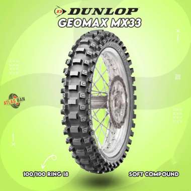 Ban Motor TRAIL DUNLOP GEOMAX MX33 100/100 Ring 18