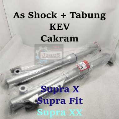 Shock Depan Assy KEV HONDA SUPRA X SUPRA FIT SUPRA XX CAKRAM TROMOL AS SOK SKOK Bagus Presisi Awet C