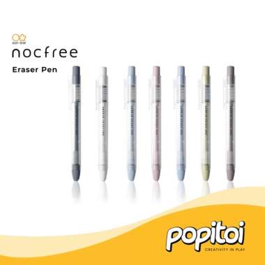 Sun Star Noc Color Pencil Eraser Pen Penghapus Pensil bentuk Pulpen Refill SunStar MISTY-COCOA