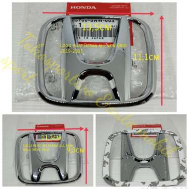 Logo Emblem Lambang Honda all new Brio 2018-2021 Satya RS chrome Brio Depan