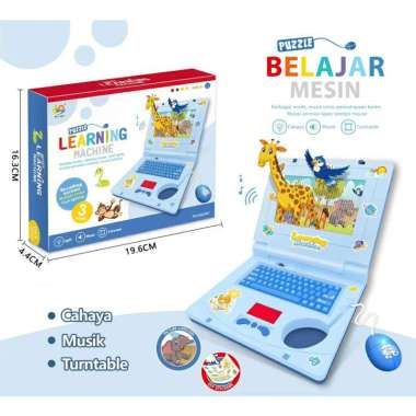 Mainan Laptop Anak Mainan Anak Perempuan 3 tahun Learning Machine Notebook Laptop Mainan Edukasi Ana