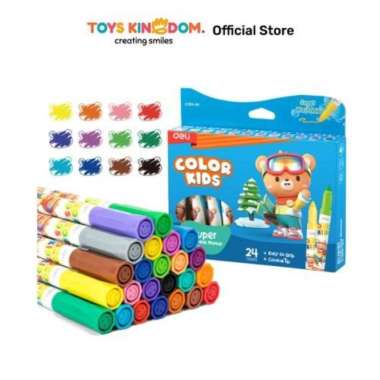 Toys Kingdom Deli Set 24 Pcs Spidol Washable Ec15524