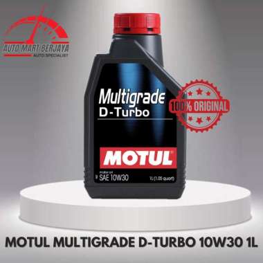 Motul Oli Mobil Multigrade D-Turbo 10W30 1L ORIGINAL
