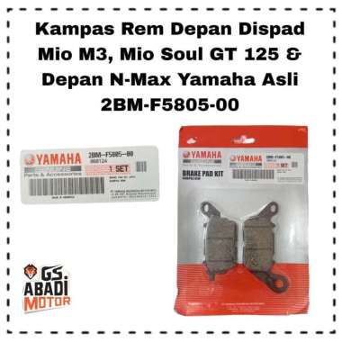 Kampas Rem Depan Dispad Mio M3, Mio Soul GT 125 & Depan N-Max 2BM-F5805-00