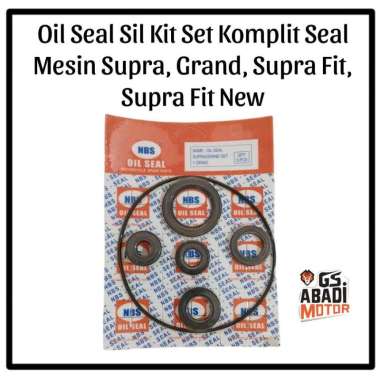 Oil Seal Sil Kit Set Komplit Seal Mesin Supra, Grand, Supra Fit, Supra Fit New