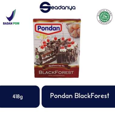 Pondan Black Forest Cake Mix 418g HALAL MUI BPOM - Harga Promo