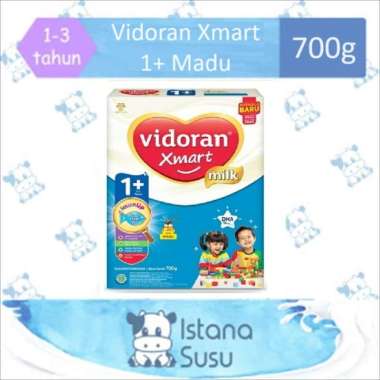 Vidoran Xmart 1+ / 3+ / 5+ Vanila Madu Cokelat 925g & 700g Susu Formula 3+ Madu 925g
