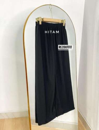 Kulot Knit Hornet Polos / Celana Kulot Hornet - KHAKI Hitam