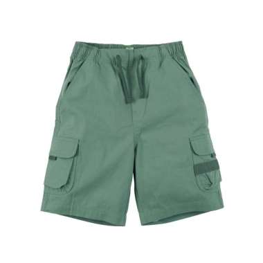 EIGER1989 CELANA PENDEK ANAK JR MOORLAND CARGO SHORTS 130 Green