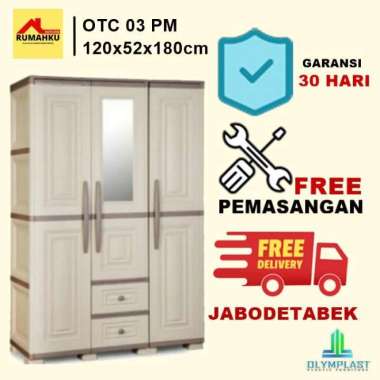 LEMARI BAJU PLASTIK - LEMARI PAKAIAN PLASTIK - LEMARI PLASTIK OLYMPLAST - OTC 02/03PM&C - OLYMPLAST 
