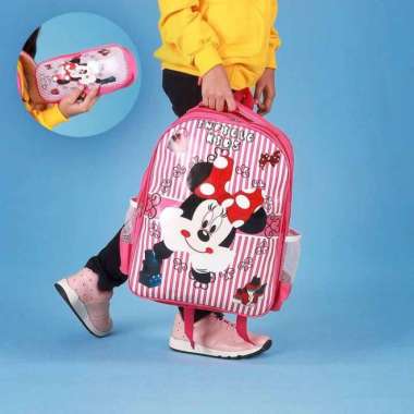 Tas Anak Sekolah Perempuan Ransel PAUD SD Cewek Original Brand SDC