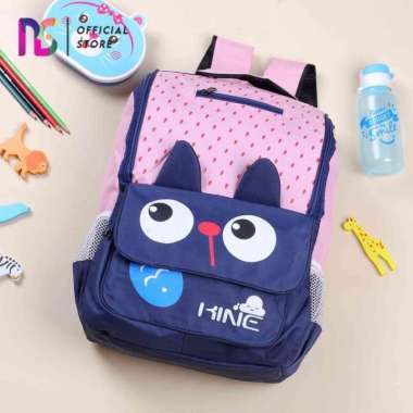 Tas Anak Sekolah TK SD Pink Navy Kelinci Ransel Anak Perempuan