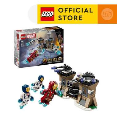 LEGO Super Heroes 76288 Iron Man & Iron Legion vs. Hydra Soldier (135 Pieces), Building Block, Toys,