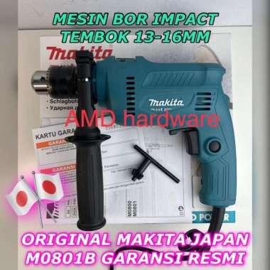 ORIGINAL MAKITA M0801B MESIN BOR TEMBOK IMPACT Beton 13-16 MM Maktec