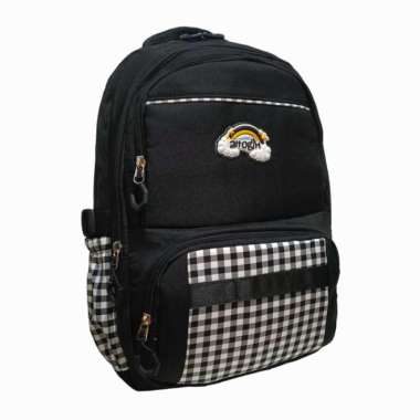 Tas ransel anak perempuan sekolah SD SMP SMA Tas alto girl ter - Biru 79910 Hitam 79910