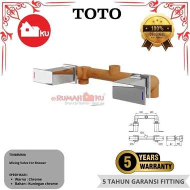 Kran Shower Tanam TOTO TX468MMA Mixing Valve for Shower