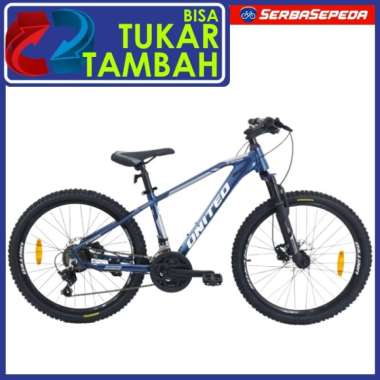United Stavros Sepeda MTB 24 Inchi Rem Hidrolik