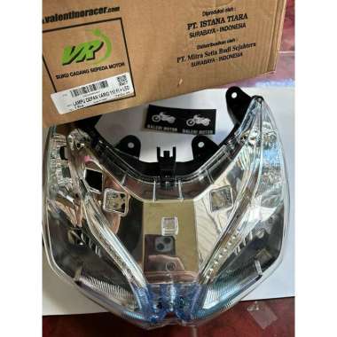 lampu depan vario 110 fi + led reflektor vario 110fi + led 7 soket lampu depan vario 110 fi lama