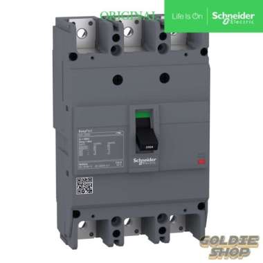 GOLD ORIGINAL SCHNEIDER MCCB EZC250N 3P 160A 25kA 0724 MCCB