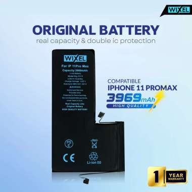 WIXEL Baterai Ip11 PRO MAX Batre Batrai Battery Dual Double Power Original HP Handphone Ip Ori Proma
