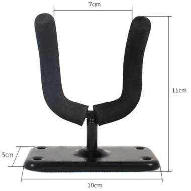 Gantungan Hanger Hook Jepit Mount Braket Bracket Pajangan Dinding Tembok Gitar Akustik Elektrik List