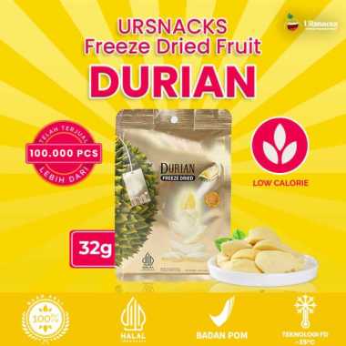 Snack import | Ursnack Freeze Dried Snack Buah Strawberry Kering 22 gr (ds bgr) Durian