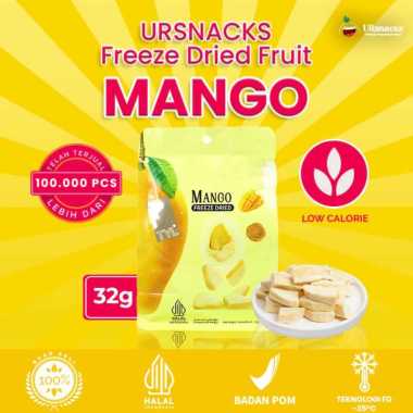 Snack import | Ursnack Freeze Dried Snack Buah Strawberry Kering 22 gr (ds bgr) Mango