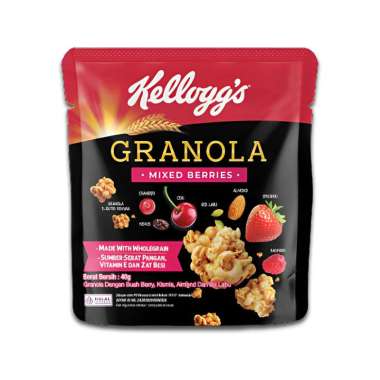 KELLOGGS GRANOLA MIXED BERRIES 40GR